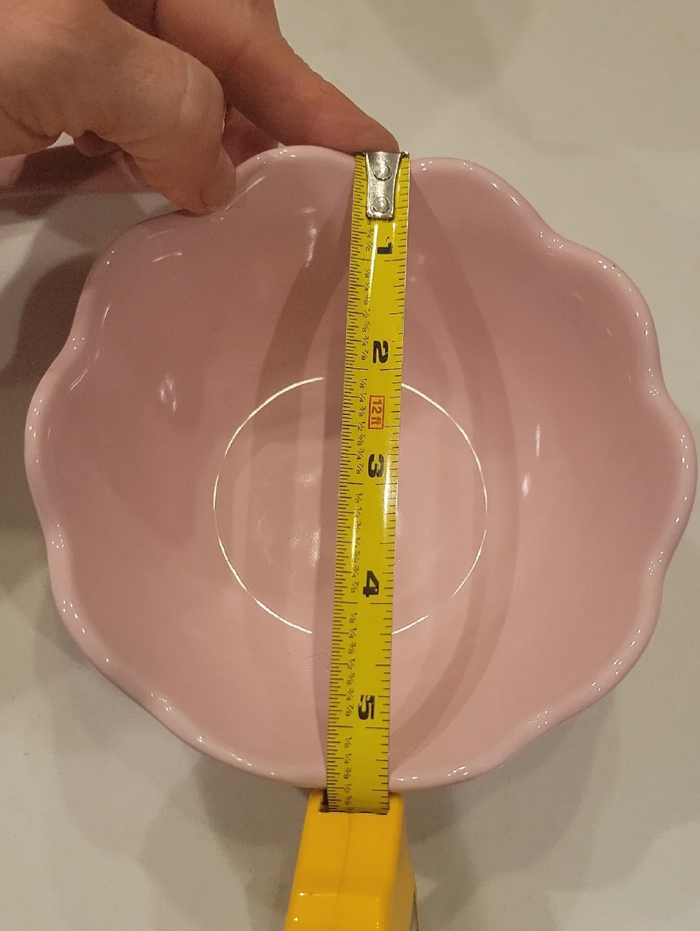 Le Creuset Chiffon Pink Bowl With Matching Cafe Spoon